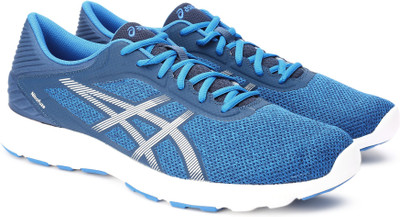 

Asics fuzeX Lyte Running Shoes For Men(Blue, Black/rich gold/white