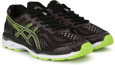 

Asics GEL-Kayano 23 Running Shoes For Men(Black, Purple, 2590