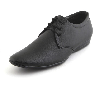 

GUIDO Leather Formals Lace Up For Men(Black