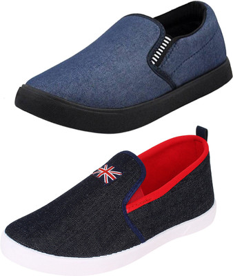 

SHOEFLY Multicolor Combo-(2)-466-761 Canvas Shoes For Men(Multicolor