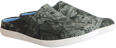 

FAUSTO Canvas Slip On Sneakers For Men(Olive, Olive green
