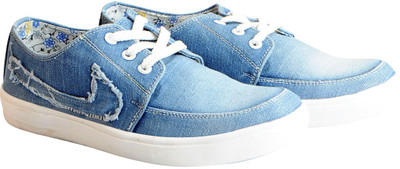 

FAUSTO Canvas Stylish Sneakers For Women(Blue, Sky blue