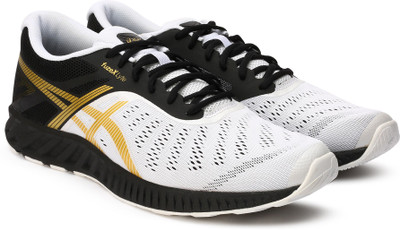 

Asics GEL - FUZEX LYTE Running Shoes For Men(Black, White, Black/rich gold/white