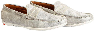 

KOXKO Loafers For Men(Beige, White