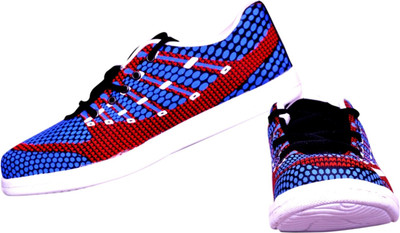 

begone U Robo Blue Sneakers For Men(Blue, Red