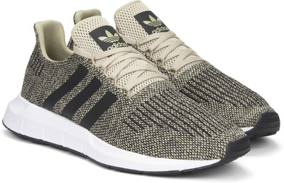

ADIDAS ORIGINALS SWIFT RUN Running Shoe For Men(Black, Beige, Rawgol/cblack/ftwwht