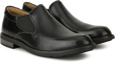 

Clarks Unelott Step Black Leather Slip On For Men(Black