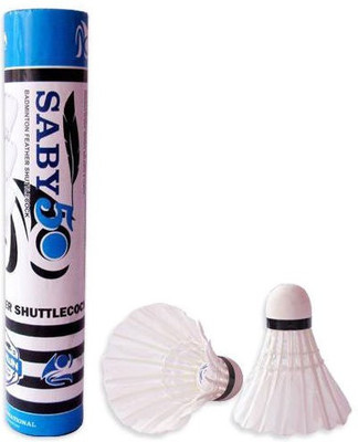 

Sach SABY 50 Feather Shuttle - White(Medium, 77, Pack of 10)