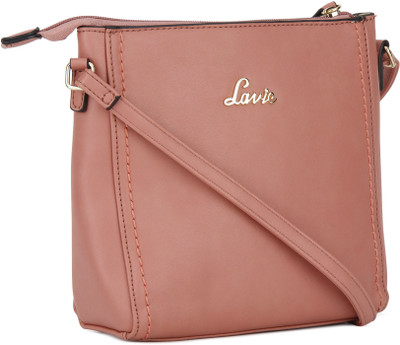 Lavie Girls Casual Pink PU Sling Bag