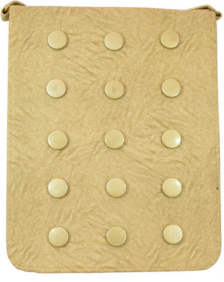 

DNA INFINITY Girls Casual Beige PU, Leatherette Sling Bag