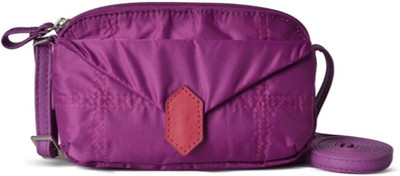 

Baggit Women Casual Purple Nylon Sling Bag