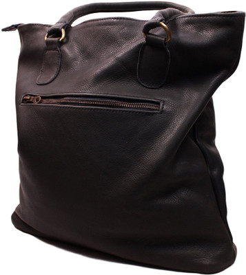 

SS Leathers Women Formal Black Genuine Leather Hand-held Bag