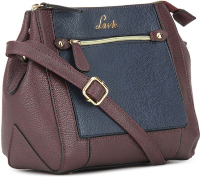 

Lavie Women Casual Purple PU Sling Bag