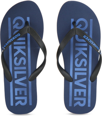 

Quiksilver Slippers, Black/blue/white