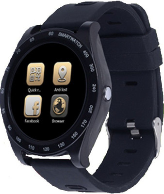 

CELESTECH with Fitness Tracker, Camera, Sim Card and 32 GB Memory Card Slot smartwatch Nuvo Black Smartwatch(Black Strap Free Size)