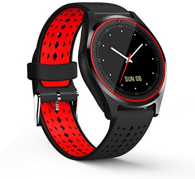 

OUTSMART with Fitness Tracker, Camera, Sim Card and 32 GB Memory Card Slot smartwatch Black n Red Smartwatch(Black Strap Free Size)
