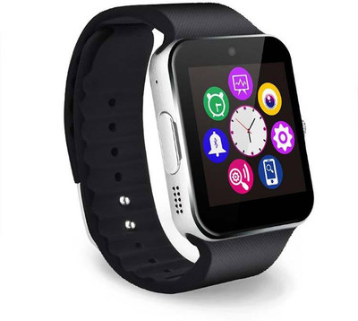 

MOBILZA Bluetooth Silver Smartwatch(Silver Strap Free Size)