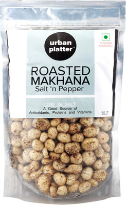 

Urban Platter Roasted Makhana, Salt & Pepper(100 g)