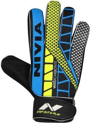 

Nivia Carbonite Web Goalkeeping Gloves (L, Multicolor)