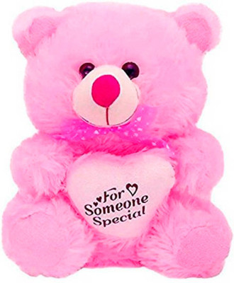 

ATTRACTIVE 2 FEET SEATING HEART VERY SOFT CUTE SEATING TEDDY BEAR SOFT TOY - 50 cm(Pink)