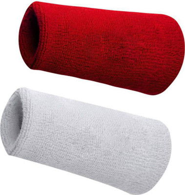 

Gking Sprots Wrist Fitness Band(Red, White, Pack of 2)