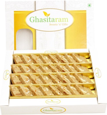 Ghasitaram Gifts Gulkand Kaju Katli Box(400 g)