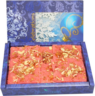 Ghasitaram Gifts Sweets- Rose Ice Halwa Box(800 g)