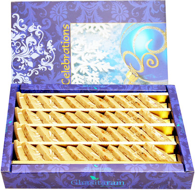 

Ghasitaram Gifts Gulkand Kaju Katli(800 g, Box)