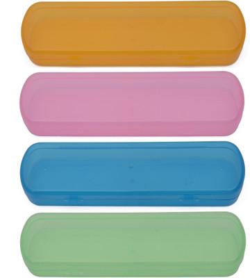 

Lifestyle-You Travel Toothbrush & Toothpaste Box (Pack of 4) Plastic Toothbrush Holder