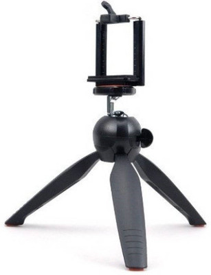 

ReTrack ROTATE HEAD PORTABLE MOBILE CAMERA CLIP BRACKET AND Tripod(Black, Supports Up to 700 g)