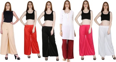 MARAMI Regular Fit Women Red, White, Maroon, Black, Pink, Beige Trousers