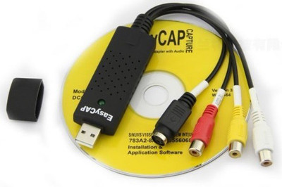 

Etake TV-out Cable EasyCap Capture Video And Audio Capturing Device Directly from TV(Black, For Laptop)
