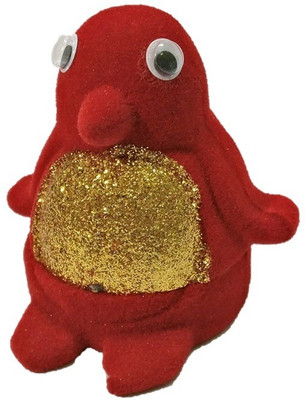 

Addyz Penguin Shaped Velvet Rituals Birthday Ring Case Gold/Silver Coin Jewelry Gifting Box. Jewellery Vanity Box(Red)