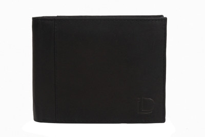 

Lets Talk design Men Black Genuine Leather Wallet(3 Card Slots)
