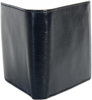 

Chevron Men Black Genuine Leather Wallet(5 Card Slots)