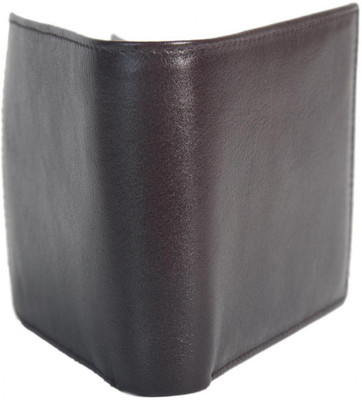 

Chevron Men Brown Genuine Leather Wallet(5 Card Slots)