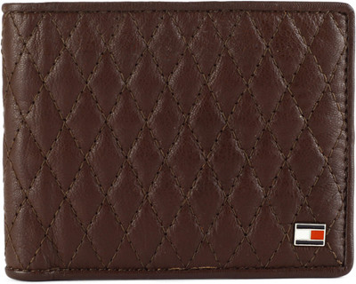 

Tommy Hilfiger Men Brown Genuine Leather Wallet(4 Card Slots)