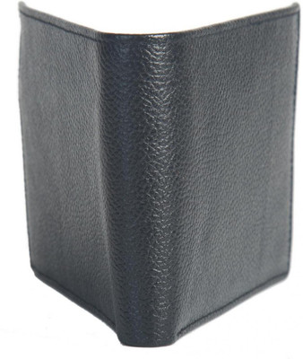 

Chevron Men Black Genuine Leather Wallet(4 Card Slots)