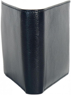 

Chevron Men Black Genuine Leather Wallet(4 Card Slots)