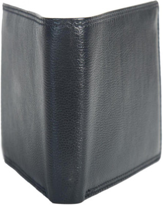 

Chevron Men Black Genuine Leather Wallet(6 Card Slots)