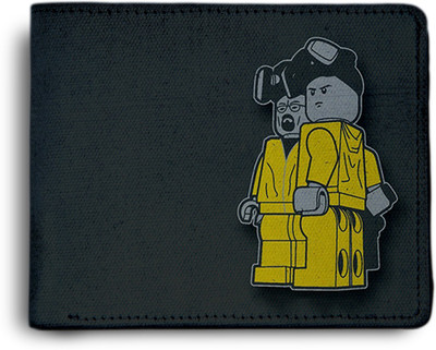 

ShopMantra Men Casual, Formal Multicolor Genuine Leather, Canvas Wallet(6 Card Slots), Black