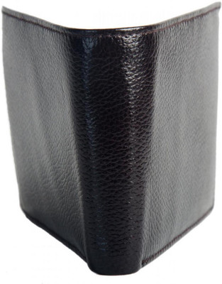 

Chevron Men Brown Genuine Leather Wallet(5 Card Slots)