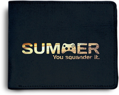 

ShopMantra Men Casual, Formal Multicolor Genuine Leather, Canvas Wallet(6 Card Slots), Black