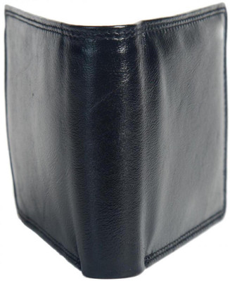 

Chevron Men Black Genuine Leather Wallet(3 Card Slots)