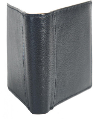 

Chevron Men Black Genuine Leather Wallet(8 Card Slots)