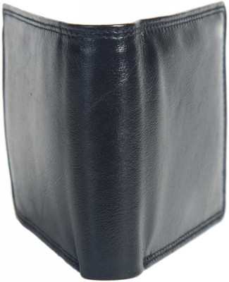 

Chevron Men Black Genuine Leather Wallet(3 Card Slots)