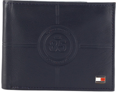 

Tommy Hilfiger Men Blue Genuine Leather Wallet(4 Card Slots)