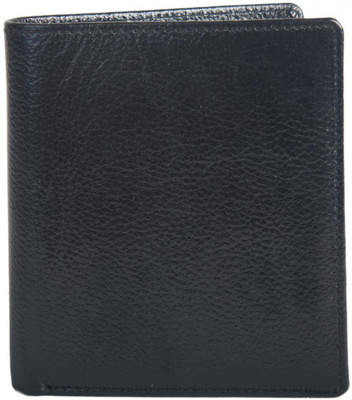 

Chevron Men Black Genuine Leather Wallet(9 Card Slots)