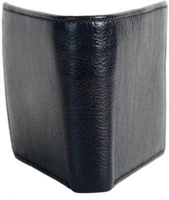 

Chevron Men Black Genuine Leather Wallet(4 Card Slots)