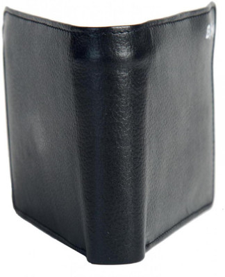 

Chevron Men Black Genuine Leather Wallet(3 Card Slots)